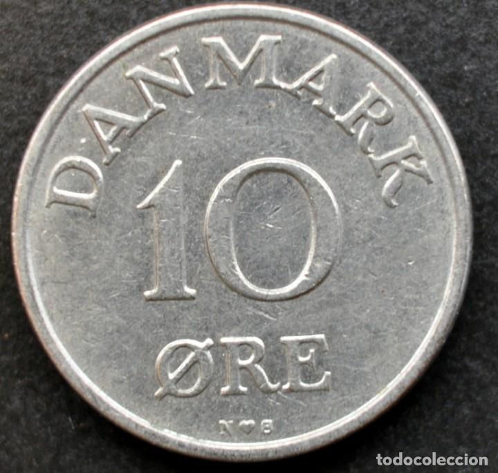 Monedas antiguas de Europa: Dinamarca, 10 ore 1954 - Foto 2