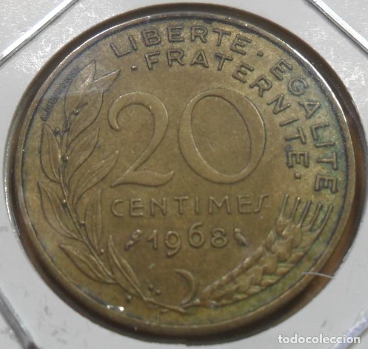 Monedas antiguas de Europa: FRANCIA - 20 CENTIMOS - 1968 - - Foto 1