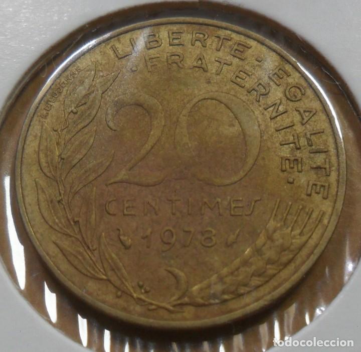 Monedas antiguas de Europa: FRANCIA - 20 CENTIMOS - 1978 - - Foto 2