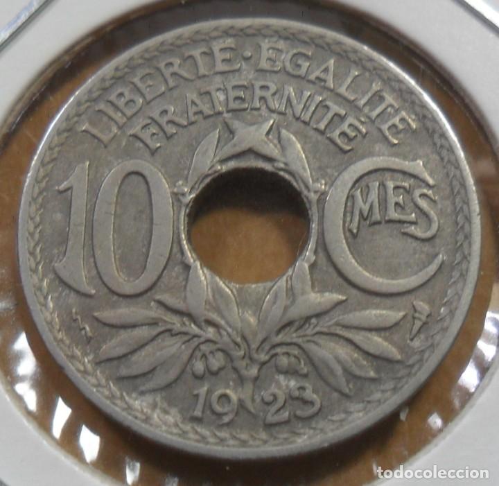 Monedas antiguas de Europa: FRANCIA - 10 CENTIMOS - 1923 - - Foto 1
