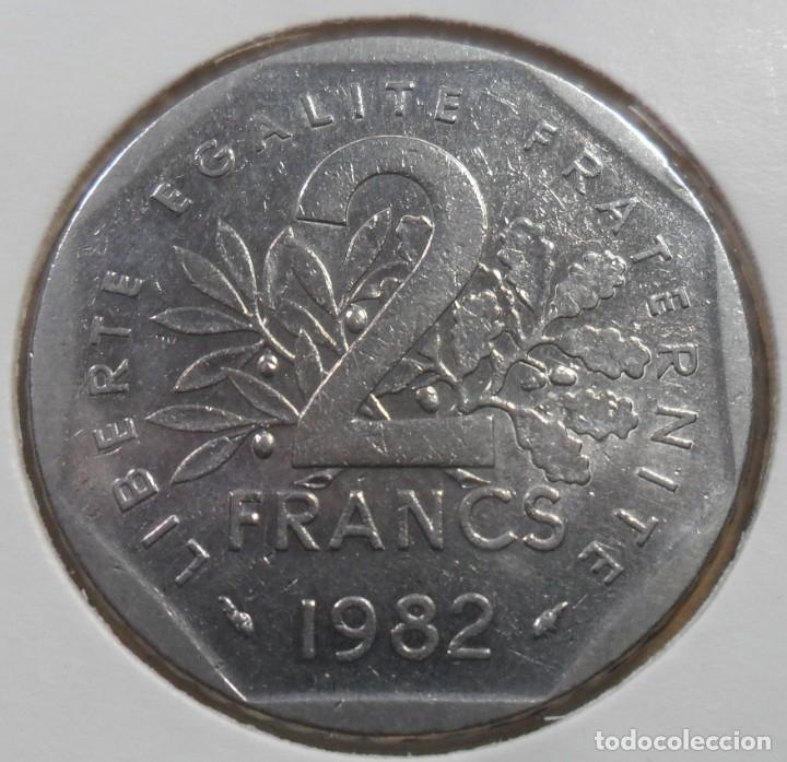 Monedas antiguas de Europa: FRANCIA - 2 FRANCOS - 1982 - - Foto 2