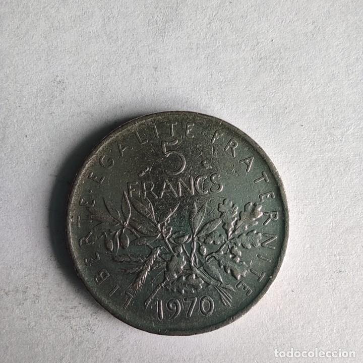 Monedas antiguas de Europa: FRANCIA 5 FRANCOS 1970 - Foto 1