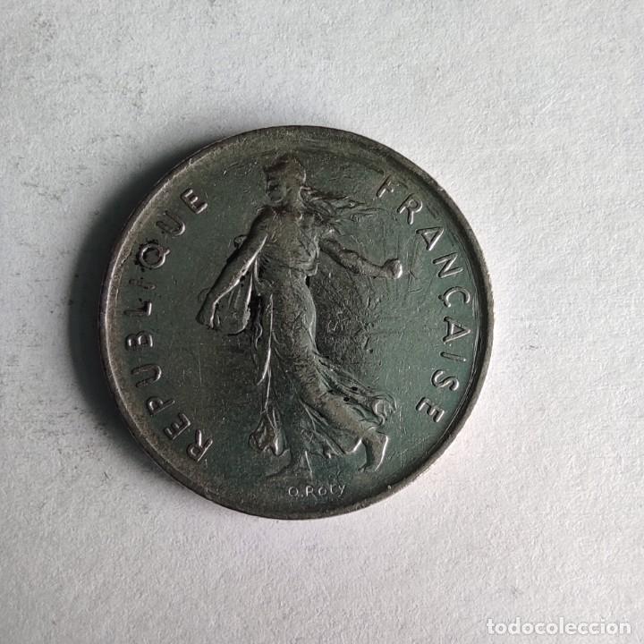 Monedas antiguas de Europa: FRANCIA 5 FRANCOS 1970 - Foto 4