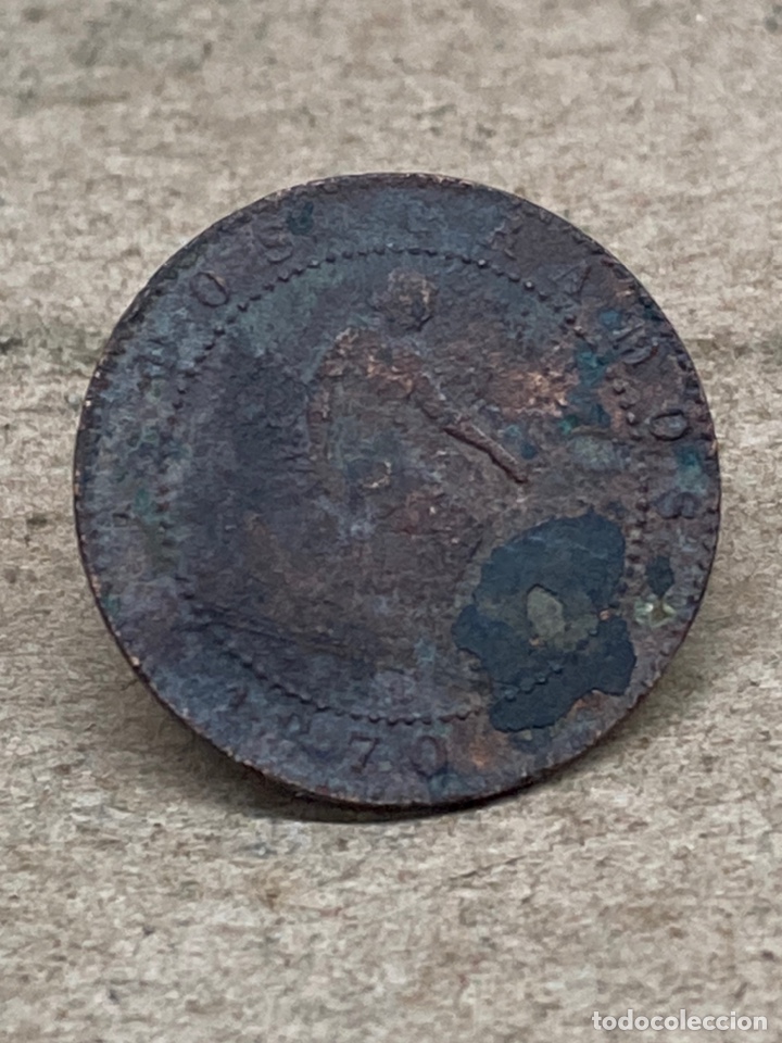 Monedas antiguas de Europa: Moneda 2 c&eacute;ntimos 1870 - Foto 2