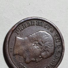 Monedas antiguas de Europa: 1 R.B.S. DE COBRE 1853 FEDERICO VII DE DINAMARCA. Lote 237515535