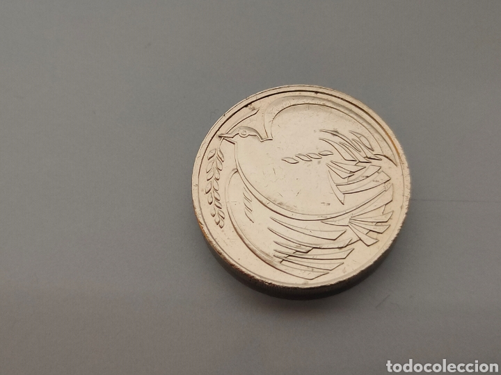 Monedas antiguas de Europa: MONEDA 2 POUNDS 1945-1995 50 A&Ntilde;OS PAZ DOVE OF PEACE