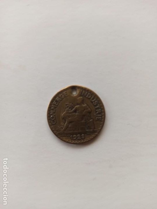 Alte M&uuml;nzen aus Europa: Moneda 1 Franco commerce industrie 1923