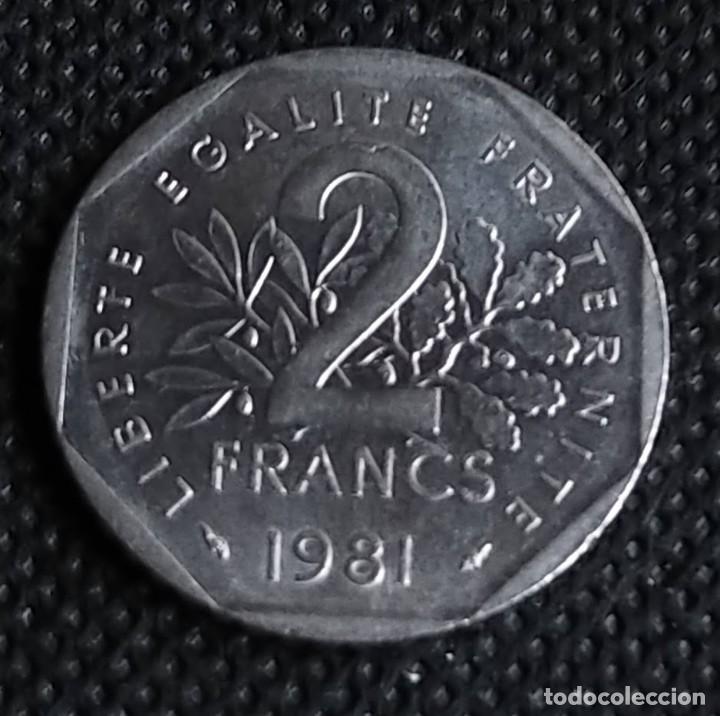 Monedas antiguas de Europa: Moneda Francia 2 francos, 1981 - Foto 1