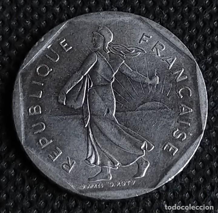Monedas antiguas de Europa: Moneda Francia 2 francos, 1981 - Foto 2