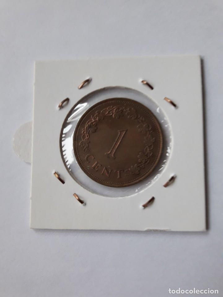Monedas antiguas de Europa: Malta 1 c&eacute;ntimo 1971 km#8 EXCELENTE - Foto 2