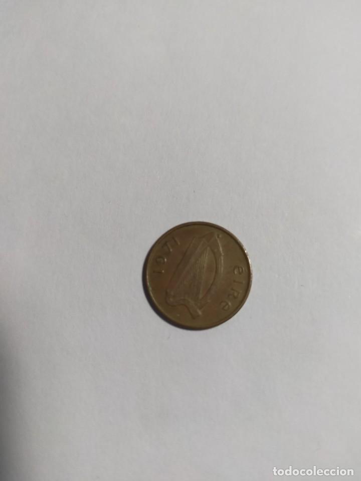 Monedas antiguas de Europa: 1/2 Penny Eire, emisi&oacute;n 1971 - Foto 2
