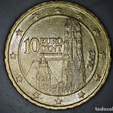 Monedas antiguas de Europa: 10 CENTIMOS CTM CENT EURO AUSTRIA 2002 CIRCULADA - MONEDAS USADAS. Lote 241210870