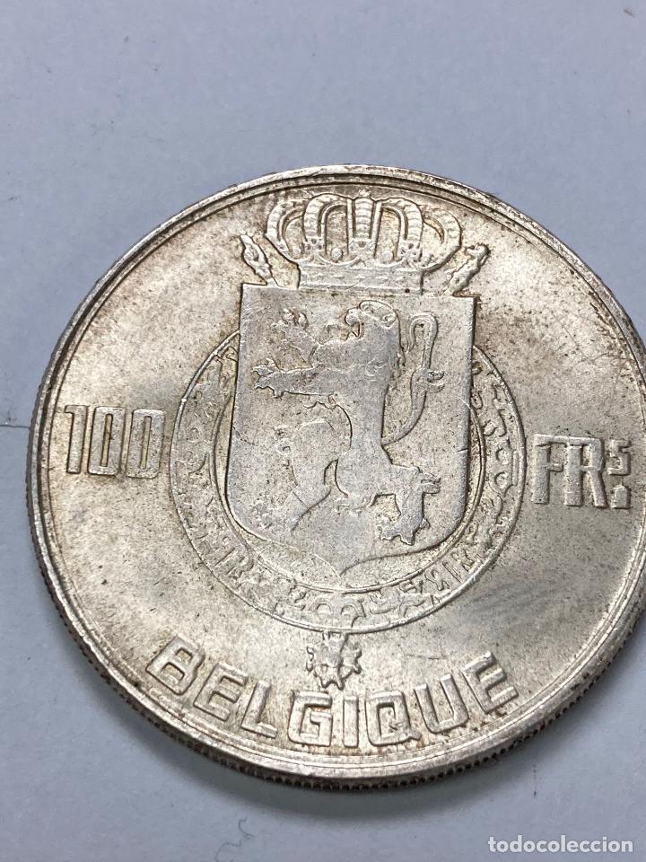 Monedas antiguas de Europa: Moneda de plata 100 Fr 1954 - Foto 1