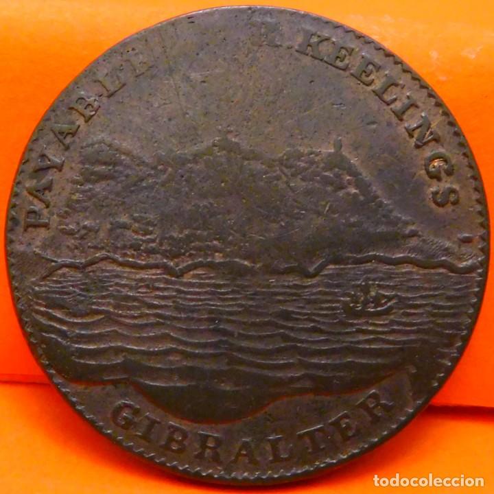 Monedas antiguas de Europa: GIBRALTAR, 2 QUARTOS, 1802. (887) - Foto 1