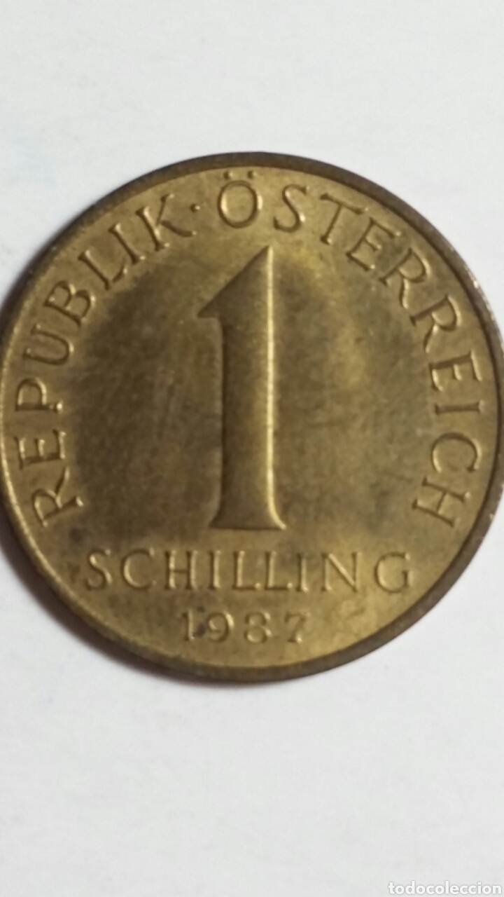 Monedas antiguas de Europa: Moneda de Austria de 1 chelines a&ntilde;o 1987 - Foto 2