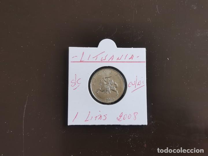 Monedas antiguas de Europa: LITUANIA 1 LITAS 2008 S/C KM=111 - Foto 1