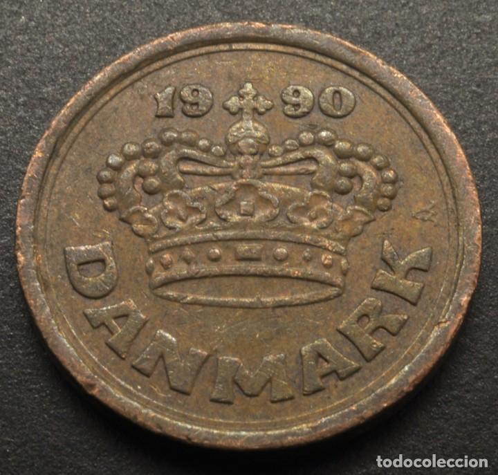 Monedas antiguas de Europa: Dinamarca, 25 ore 1990 - Foto 1