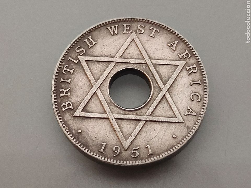 Monedas antiguas de Europa: MONEDA HALF PENNY 1951 WEST AFRICA GEORGIVS VI FECHA RARA