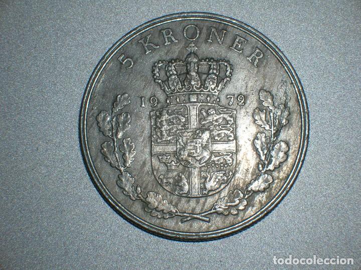 Monedas antiguas de Europa: DINAMARCA 5 CORONAS 1972 (10174) - Foto 2