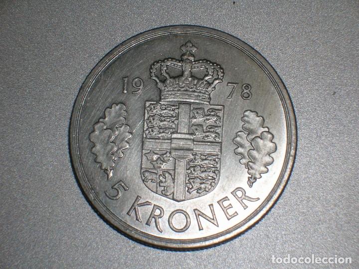 Monedas antiguas de Europa: DINAMARCA 5 CORONAS 1978 (10180) - Foto 2