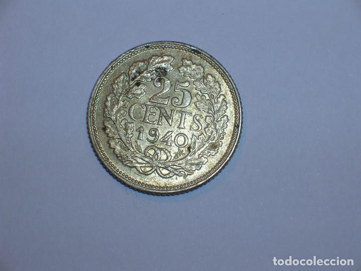 Monedas antiguas de Europa: HOLANDA 25 CENTIMOS 1940 (10351) - Foto 2