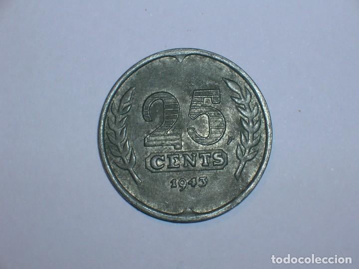 Monedas antiguas de Europa: HOLANDA 25 CENTIMOS 1943 (10376) - Foto 2