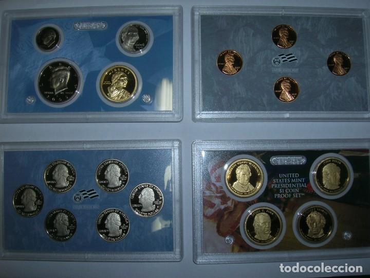 Monete antiche di Europa: ESTADOS UNIDOS/USA 1 SET PROOF 2009 S (18 monedas), Serie normal, 1/4 dolar, presidentes,1ctvo(9991)