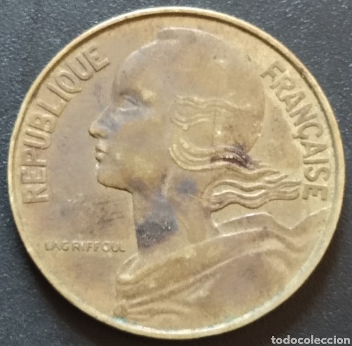 Monedas antiguas de Europa: MONEDA - FRANCIA 20 CENTIMOS 1973 - Foto 2