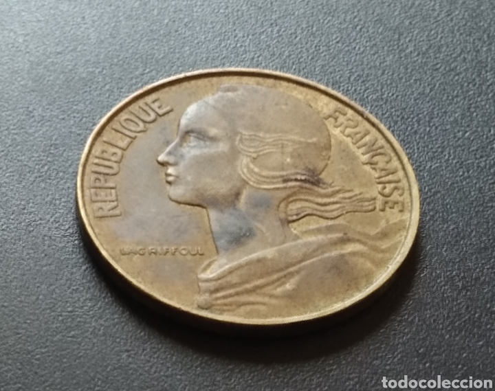 Monedas antiguas de Europa: MONEDA - FRANCIA 20 CENTIMOS 1973 - Foto 4
