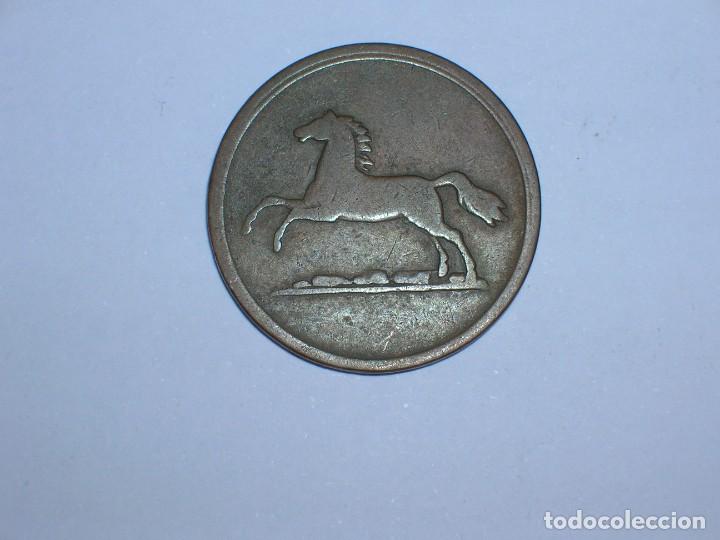 Monnaies anciennes de Europe: ALEMANIA/BRUNSWICK-WOLFENBUTTEL 2 PFENNIG 1852 B (4334)
