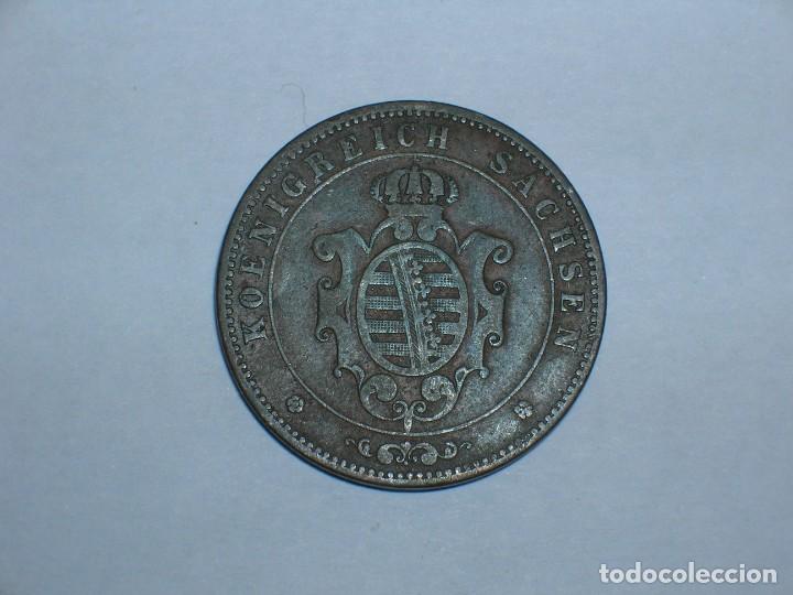 Old Coins of Europe: ALEMANIA/SAJONIA 5 PFENNIG 1863 (4534)