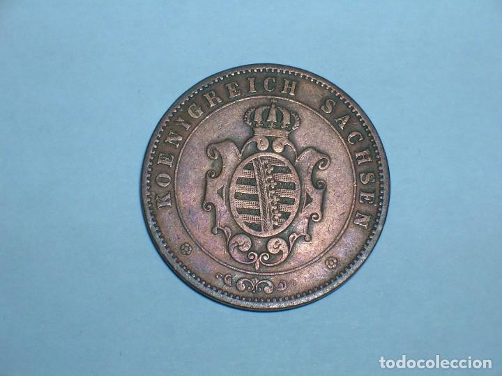 Old Coins of Europe: ALEMANIA/SAJONIA 5 PFENNIG 1862 (4535)