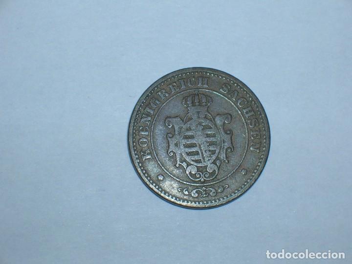 Old Coins of Europe: ALEMANIA/SAJONIA 2 PFENNIG 1864 (4538)