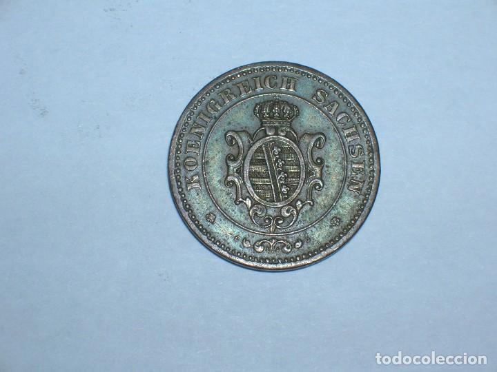 Old Coins of Europe: ALEMANIA/SAJONIA 2 PFENNIG 1869 (4539)
