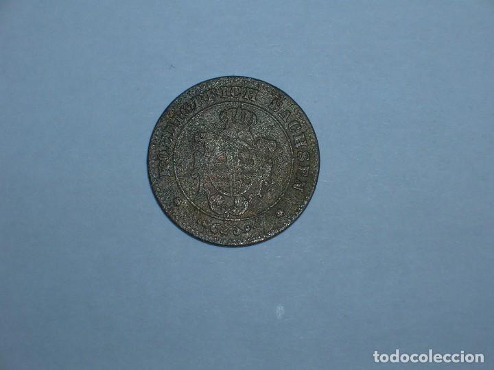 Old Coins of Europe: ALEMANIA/SAJONIA 1 PFENNIG 1862 (4540)
