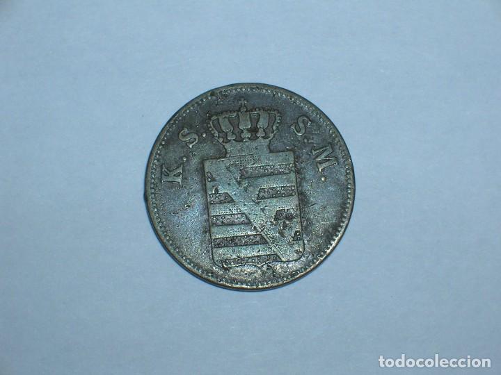 Old Coins of Europe: ALEMANIA/SAJONIA 2 PFENNIG 1856(4543)