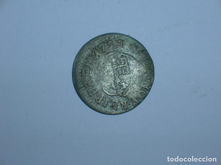 Moedas antigas da Europa: ALEMANIA/BREMEN 1 GROTEN 1753 (4647)