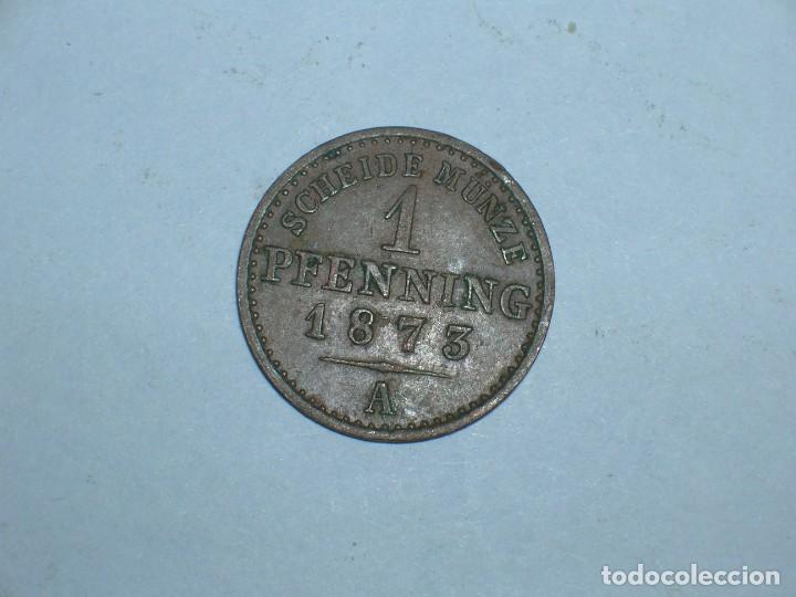 Monnaies anciennes de Europe: ALEMANIA/PRUSIA 1 PFENNIG 1873 A(3771)