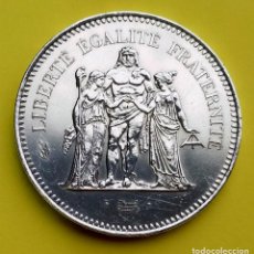Monedas antiguas de Europa: MONEDA DE FRANCIA 50 FRANCOS 1975 PLATA 900. Lote 249404570