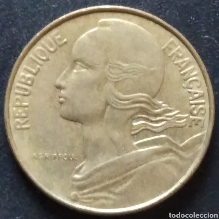 Monedas antiguas de Europa: MONEDA - FRANCIA 10 CENTIMOS 1975 - Foto 2