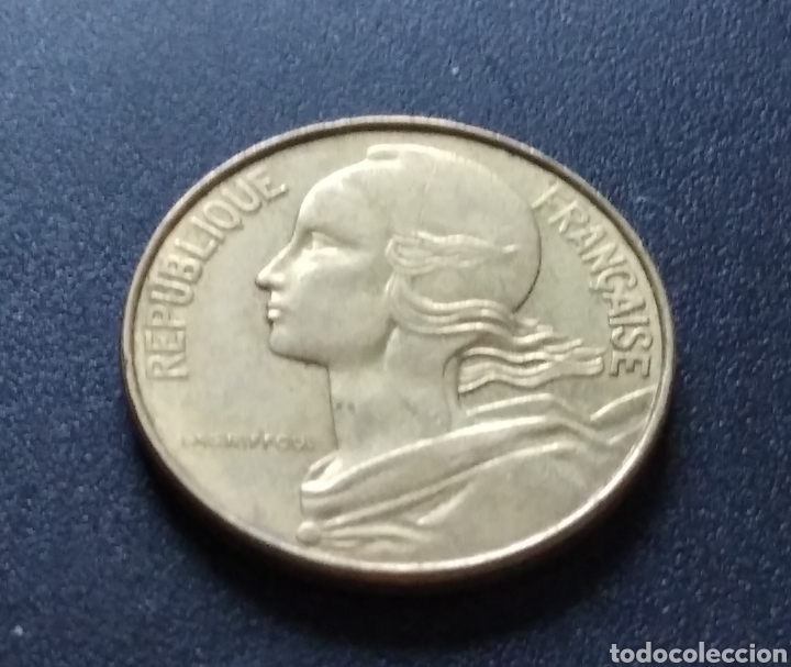 Monedas antiguas de Europa: MONEDA - FRANCIA 10 CENTIMOS 1975 - Foto 4