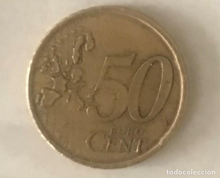 Monedas antiguas de Europa: 50 cent 1999 moneda ESPA&Ntilde;A - Foto 2