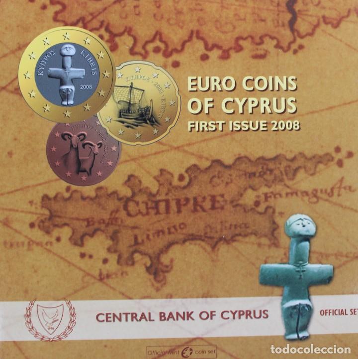 Monedas antiguas de Europa: Cartera Chipre 2008 BU - Foto 5