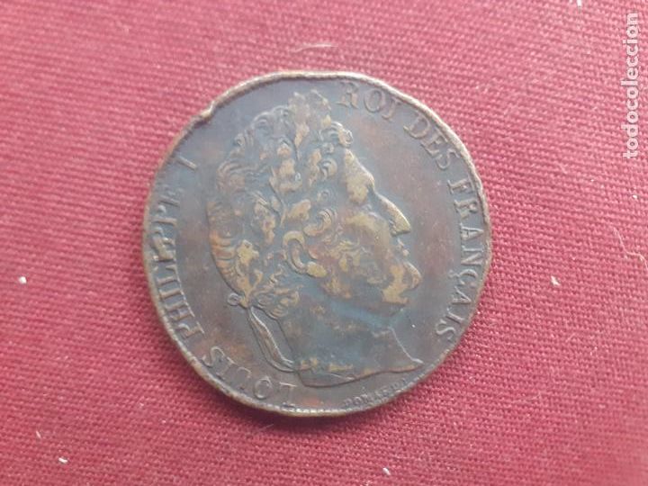 Monedas antiguas de Europa: Francia. 5 francos de 1847. Falsa de &eacute;poca