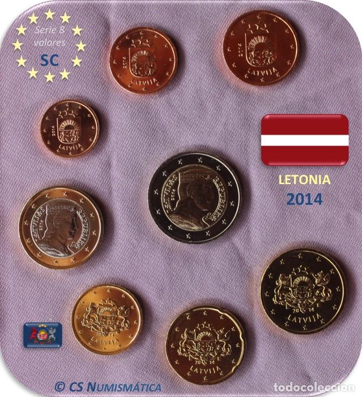 Monedas antiguas de Europa: Serie Letonia 2014 SC - Foto 1