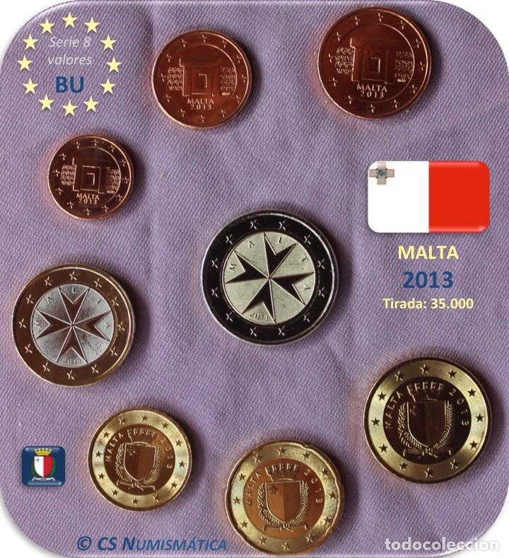 Monedas antiguas de Europa: Serie Malta 2013 BU - Foto 1