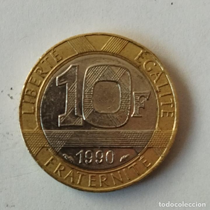 Monedas antiguas de Europa: FRANCIA 10 FRANCOS 1990 - Foto 2