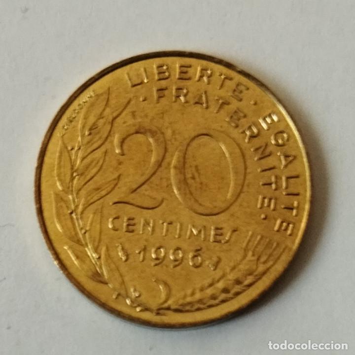 Monedas antiguas de Europa: FRANCIA 20 CENTIMOS 1996 - Foto 2