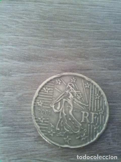 Monedas antiguas de Europa: Moneda de 20 c&eacute;ntimos Francia. 2001. - Foto 1