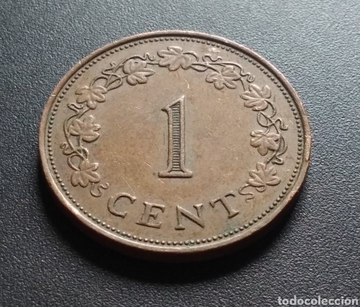 Monedas antiguas de Europa: MONEDA - MALTA 1 CENT 1972 - Foto 3